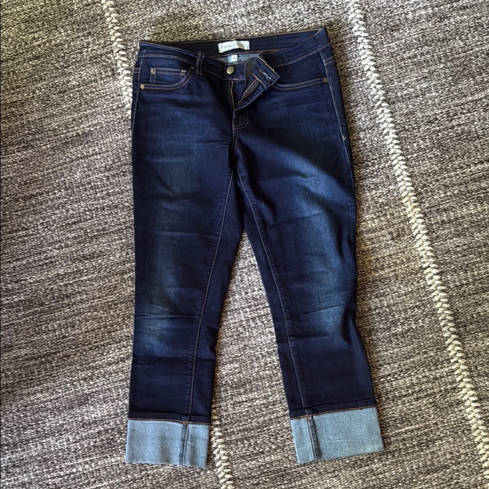 Henry & Belle Adriatic Blue Ankle Cropped Jeans